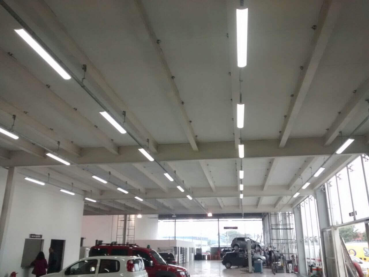 Estrutura metálica de cobertura avaliada