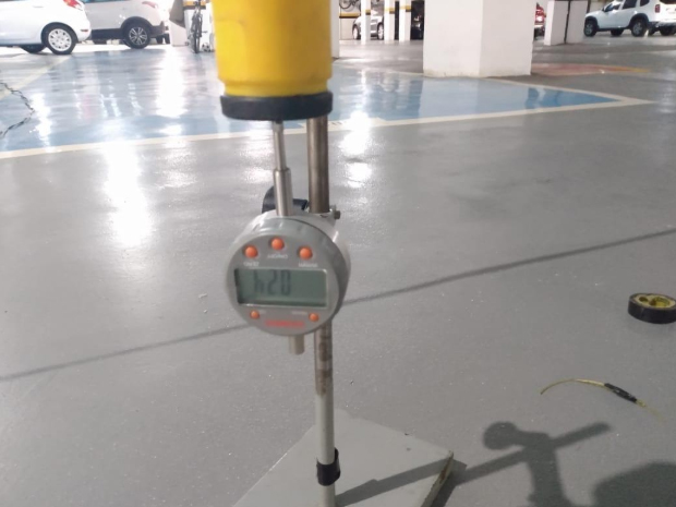 Teste de Carga em Laje